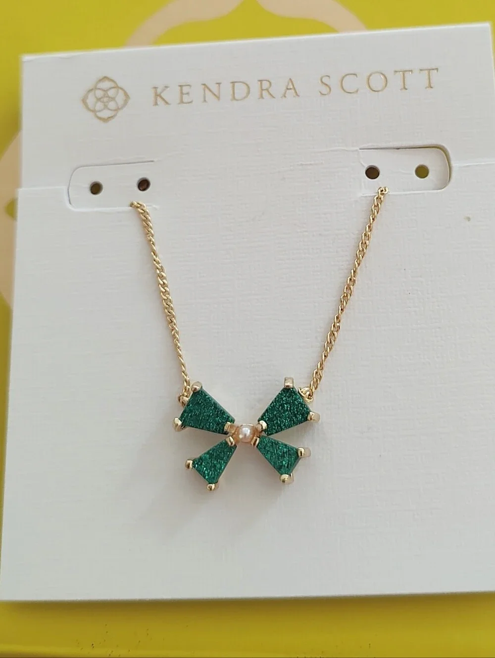 NWT & Box Kendra Scott Blair Bow Necklace